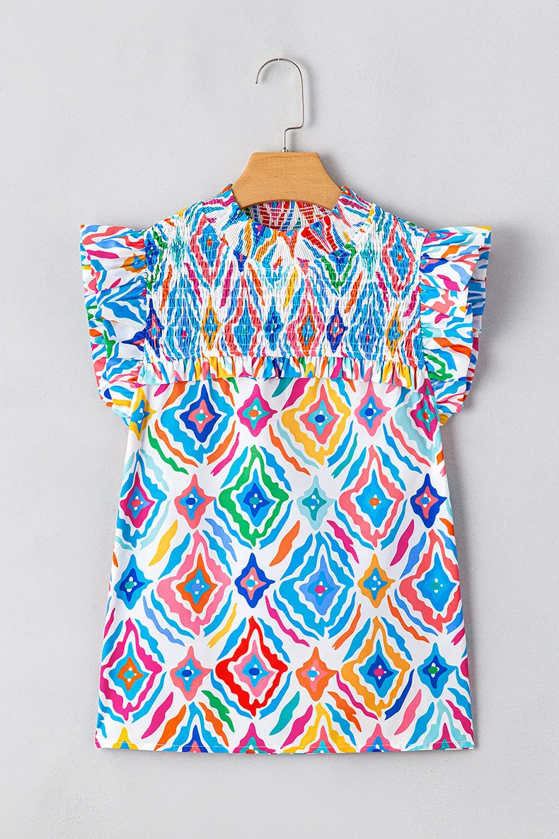 Women's Vest Sleeveless Blouses Casual Simple Style Streetwear Geometric display picture 6