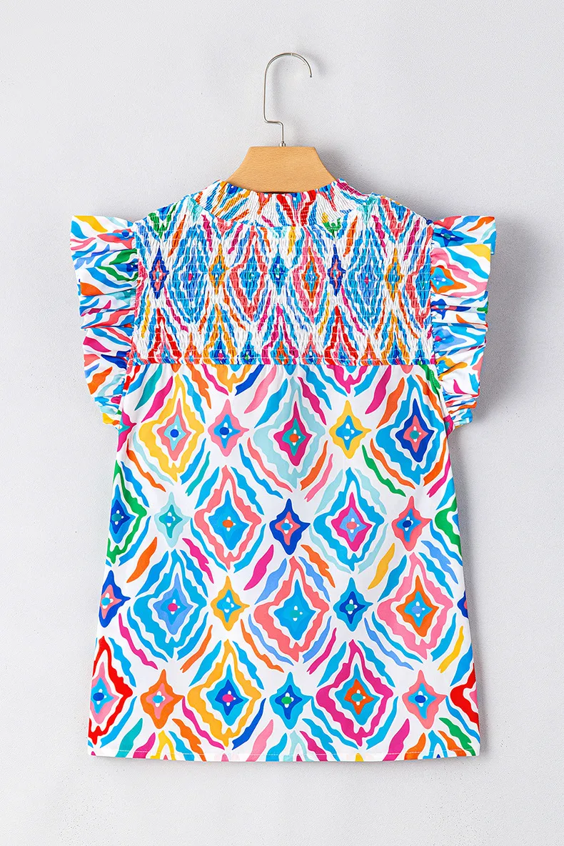 Women's Vest Sleeveless Blouses Casual Simple Style Streetwear Geometric display picture 7