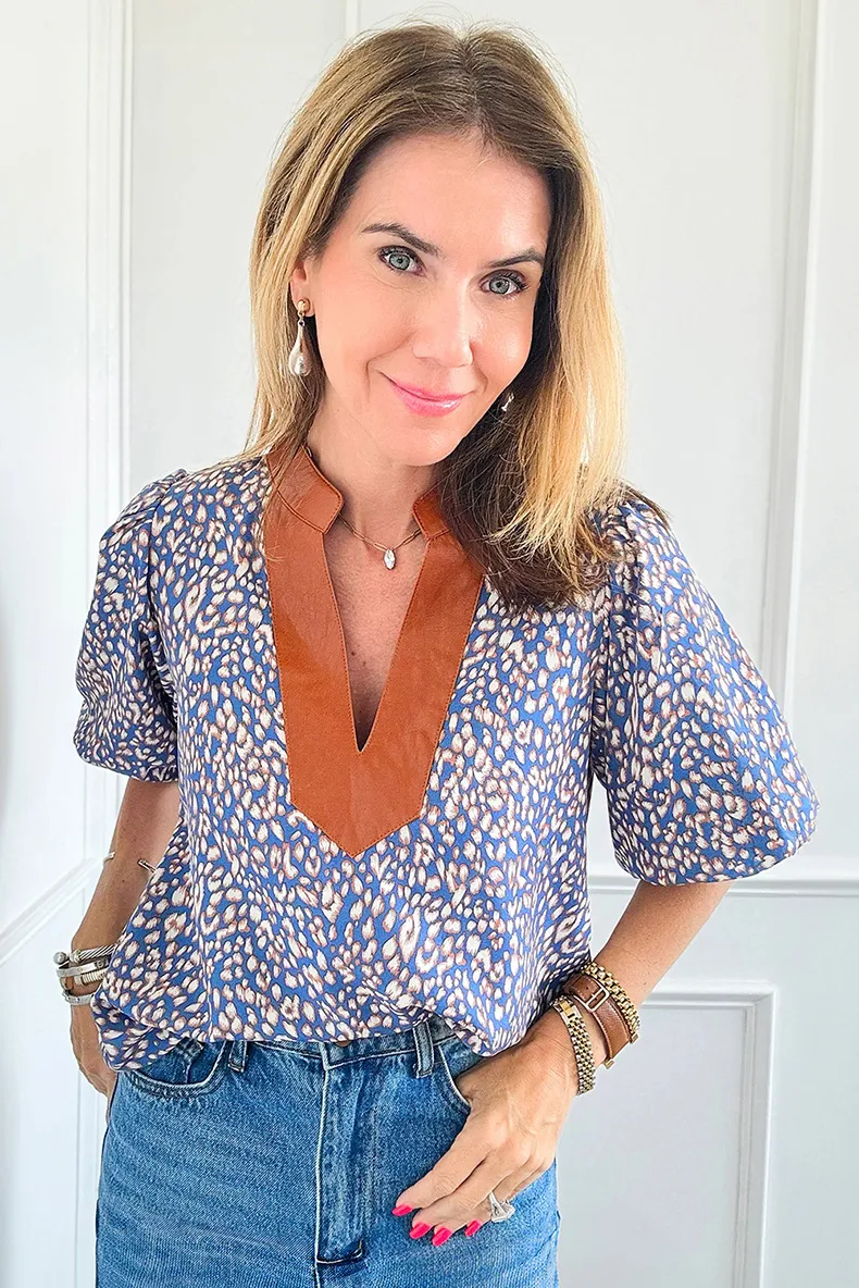 Women's Blouse Half Sleeve Blouses Elegant Simple Style Streetwear Leopard display picture 2