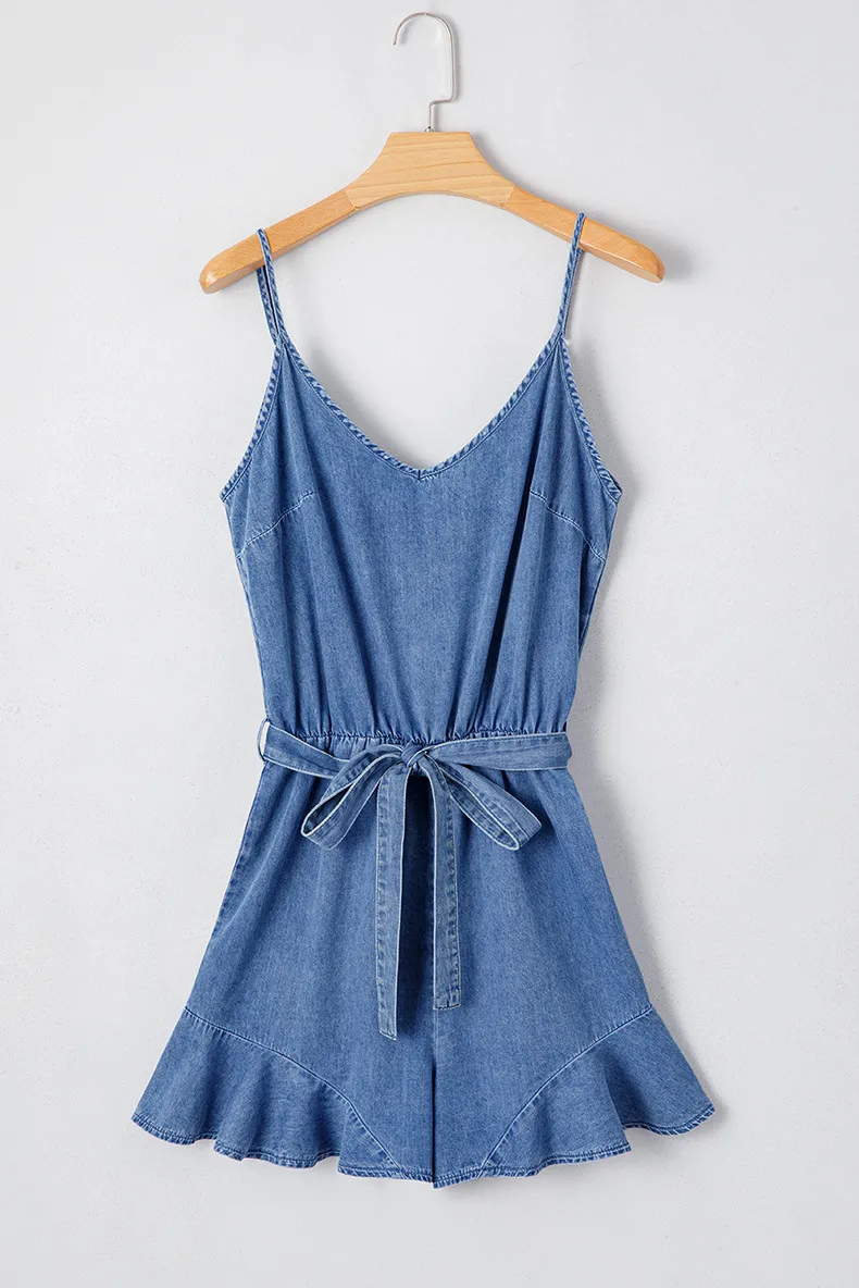 Women's Holiday Daily Selfie Casual Simple Style Streetwear Solid Color Shorts Rompers display picture 5