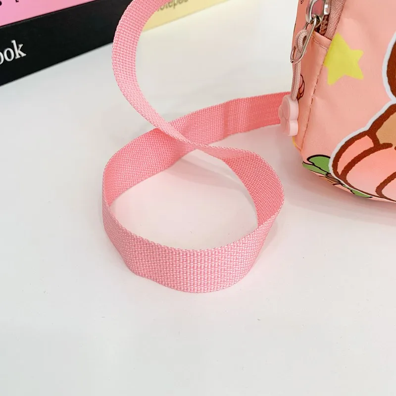Kid'S Nylon Cartoon Capybara Cute Square Zipper Crossbody Bag display picture 63
