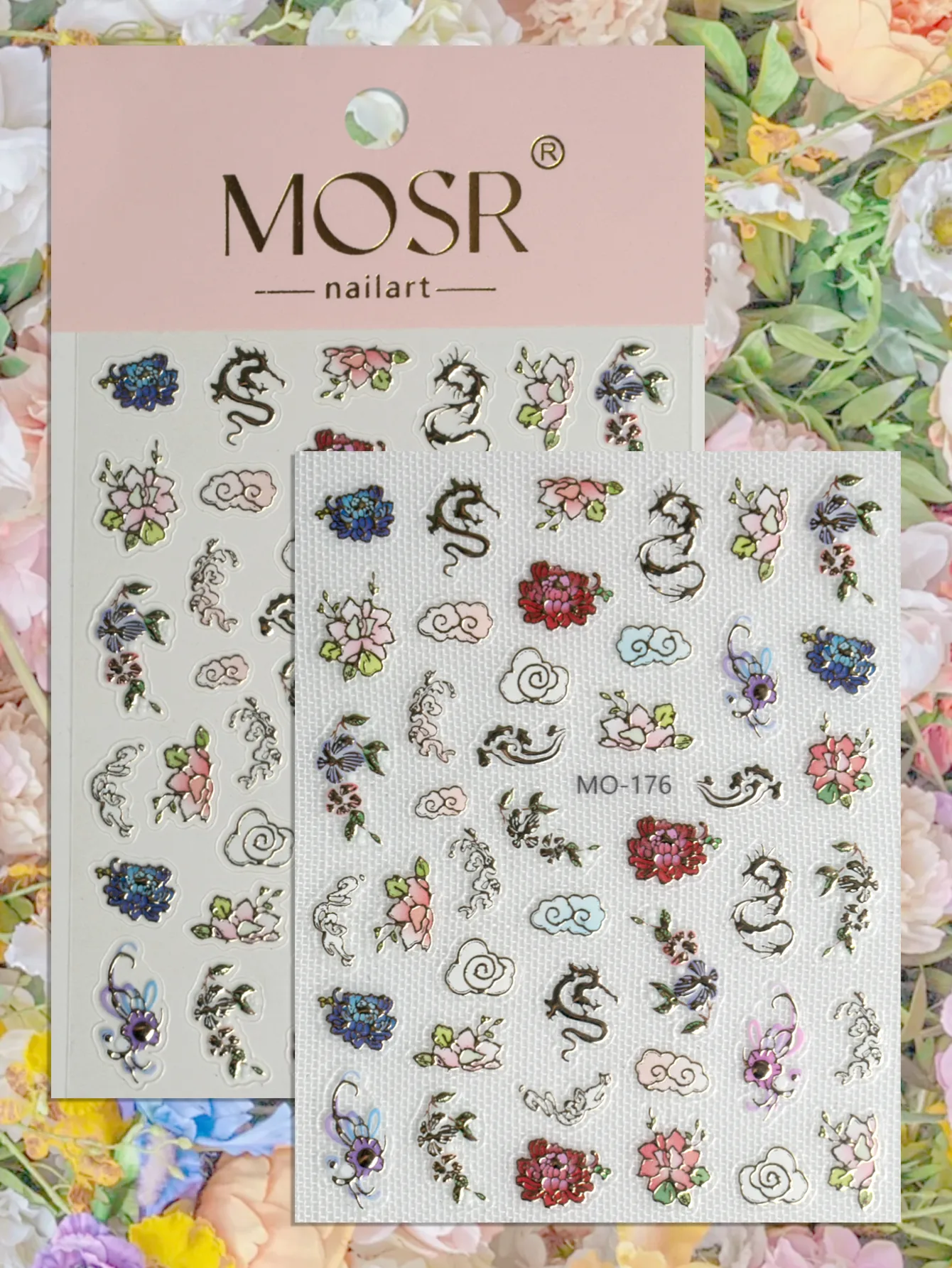IG Style Shiny Flower Nail Stickers Nail Decoration Accessories display picture 7