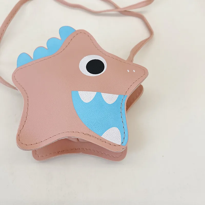 Kid'S Pu Leather Cartoon Cute Pentagram Zipper Crossbody Bag display picture 21