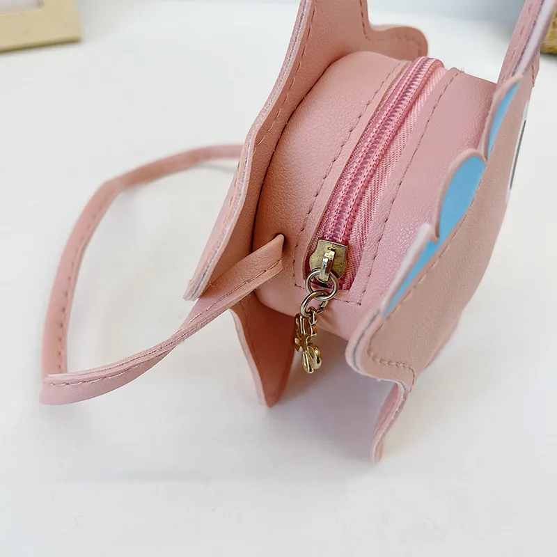 Kid'S Pu Leather Cartoon Cute Pentagram Zipper Crossbody Bag display picture 7