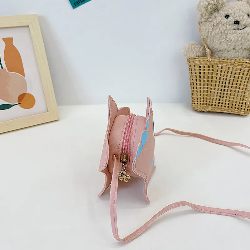 Kid'S Pu Leather Cartoon Cute Pentagram Zipper Crossbody Bag display picture 8