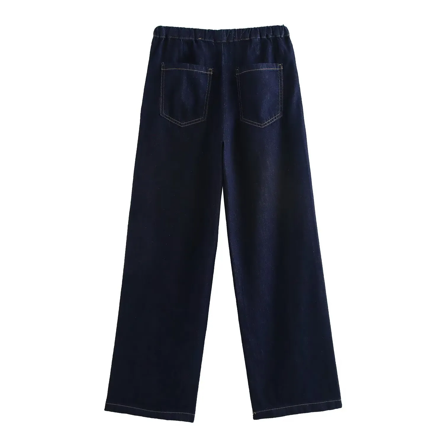 Holiday Daily Selfie Women's Streetwear Solid Color Cotton Polyester Denim Pant Co-ord Set Shorts Sets display picture 7