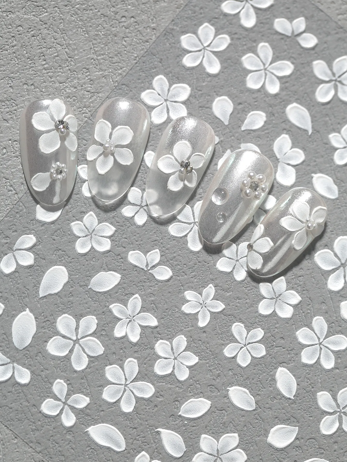 IG Style Cartoon Style Cute Flower Nail Stickers Nail Decoration Accessories display picture 4