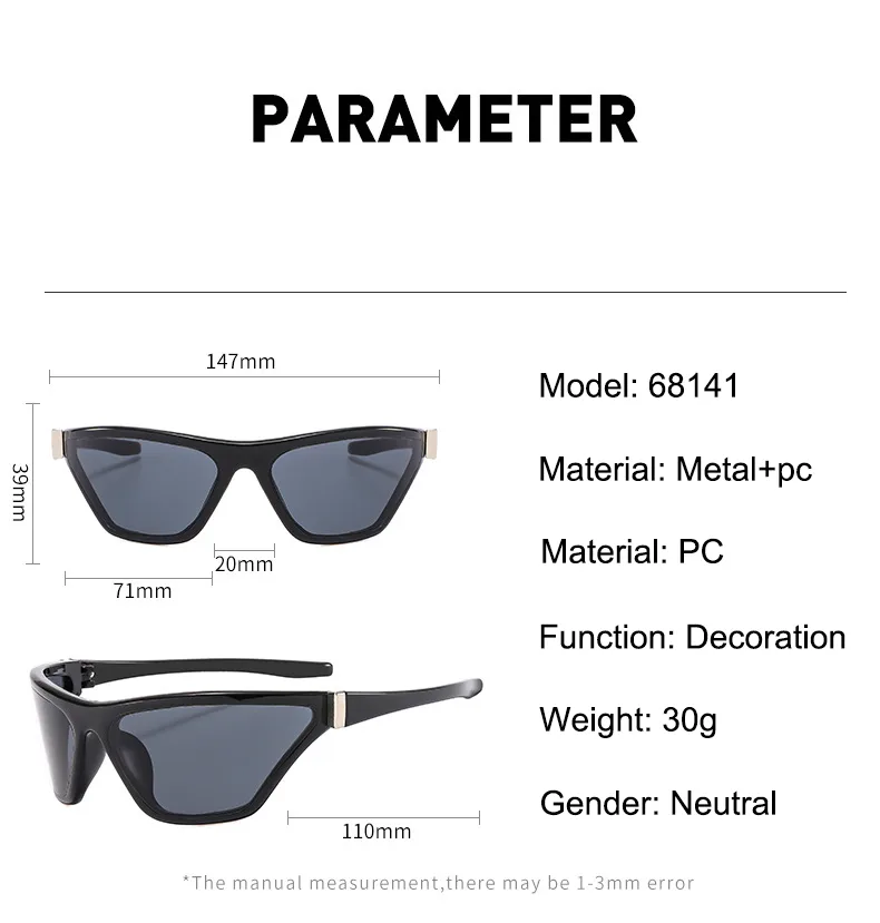 Sports Sunglasses Pc Sport Biker Full Frame Glasses display picture 8
