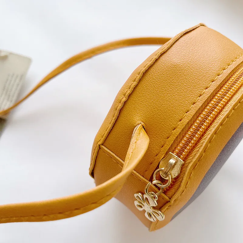 Kid'S Pu Leather Donuts Cute Round Zipper Shoulder Bag Crossbody Bag display picture 67