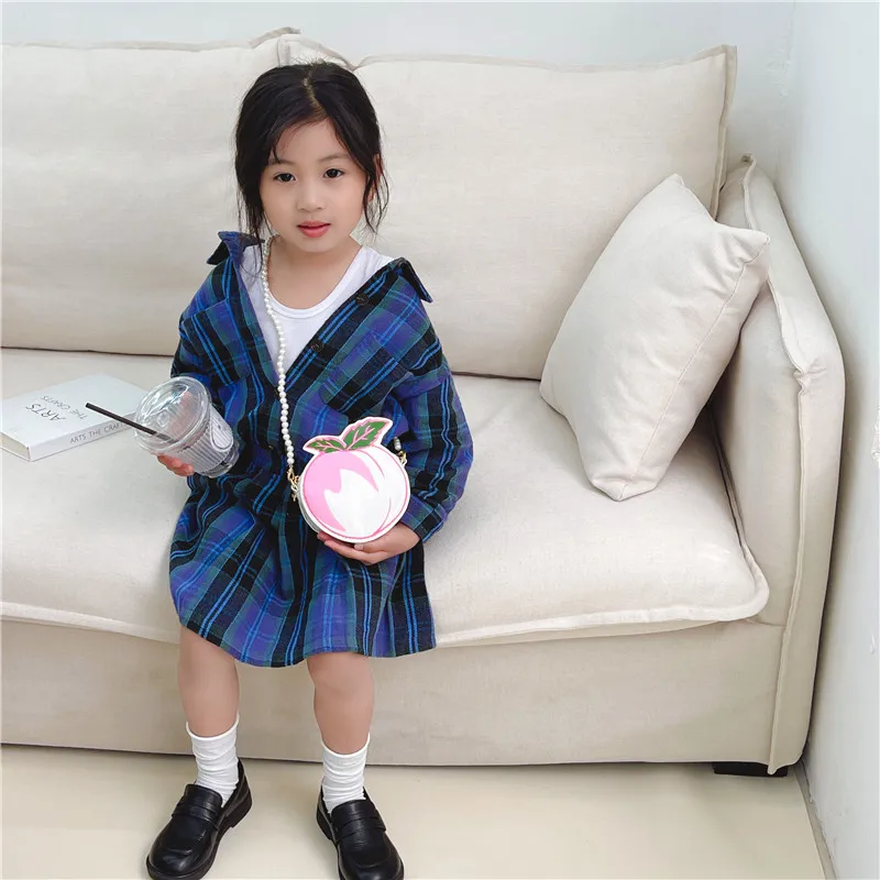 Kid'S Pu Leather Fruit Cute Round Zipper Crossbody Bag display picture 60