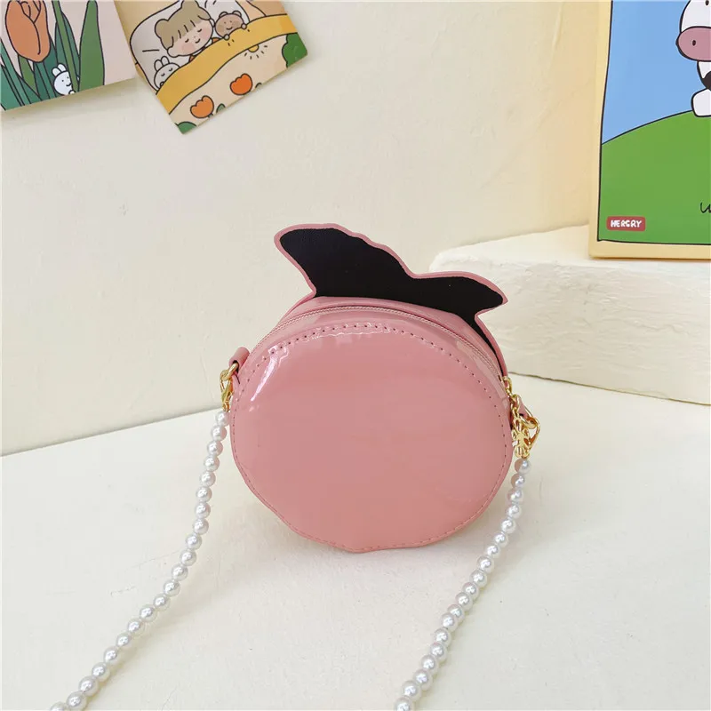 Kid'S Pu Leather Fruit Cute Round Zipper Crossbody Bag display picture 87