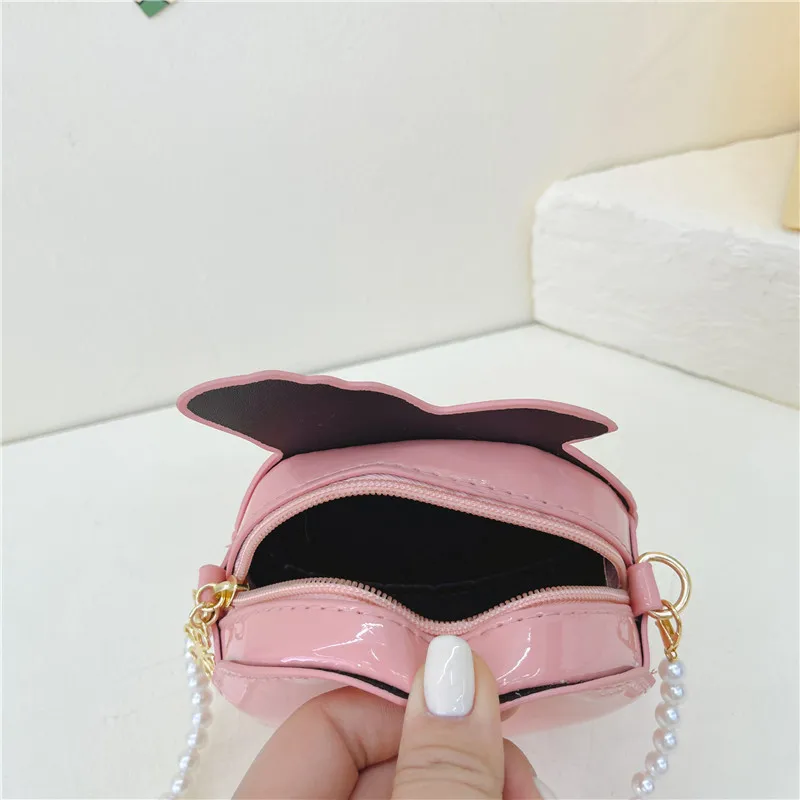 Kid'S Pu Leather Fruit Cute Round Zipper Crossbody Bag display picture 94