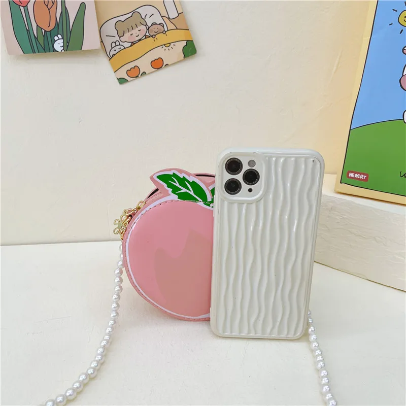 Kid'S Pu Leather Fruit Cute Round Zipper Crossbody Bag display picture 91