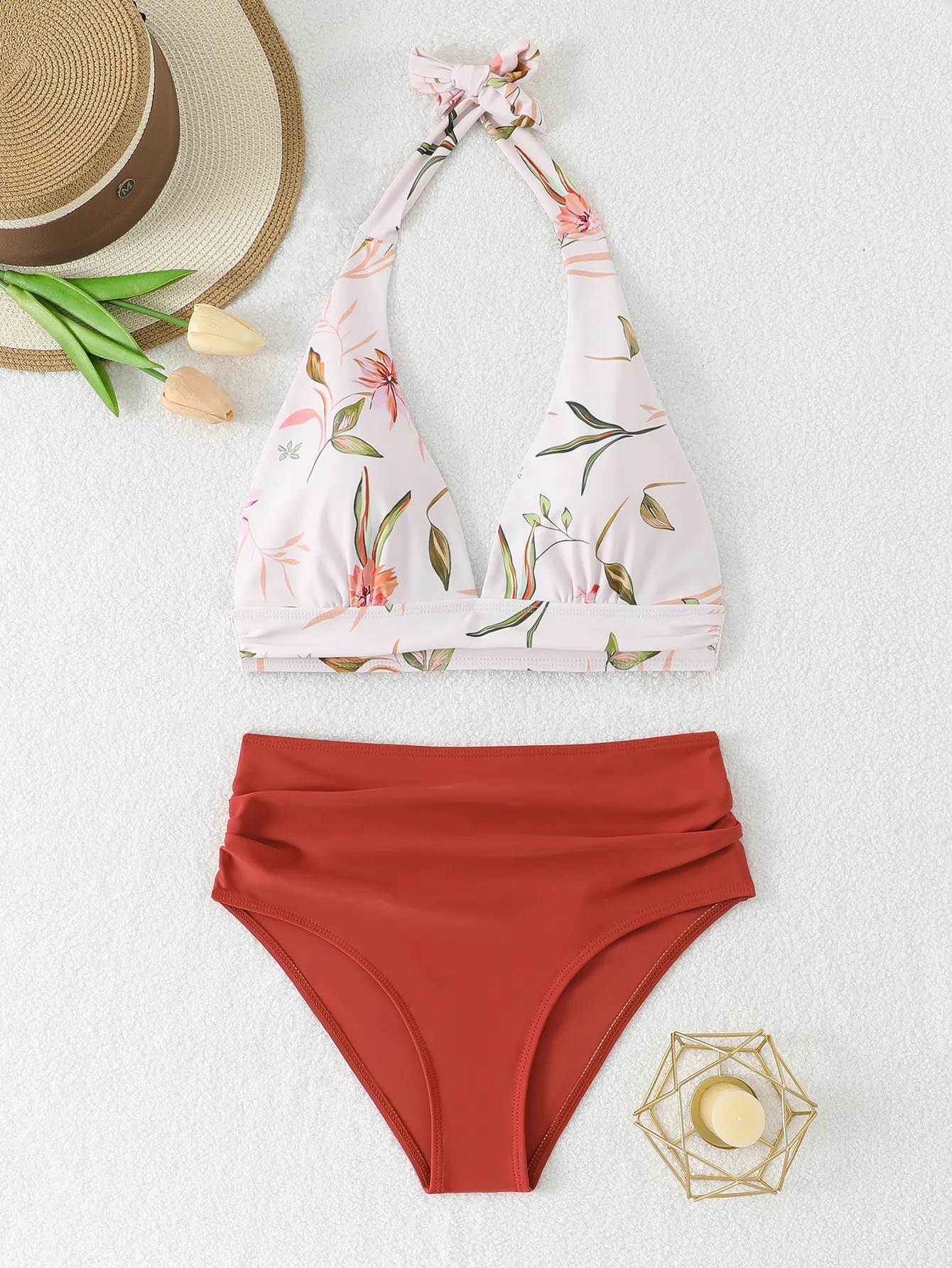 Women's Ditsy Floral 2 Pieces Set Swimwear display picture 6