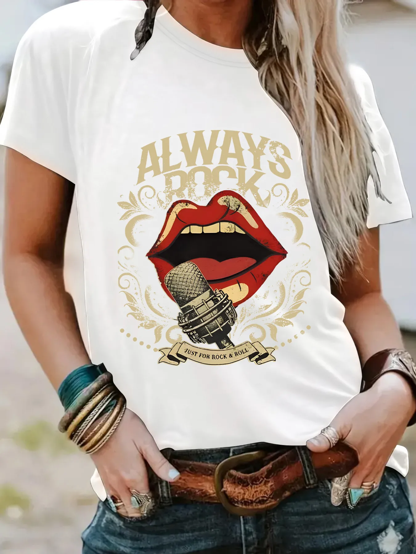 Women's T-shirt Short Sleeve T-Shirts Streetwear Letter display picture 4