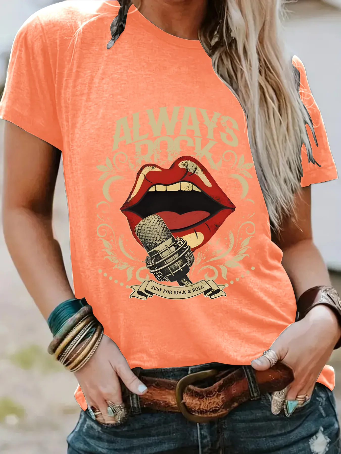 Women's T-shirt Short Sleeve T-Shirts Streetwear Letter display picture 6
