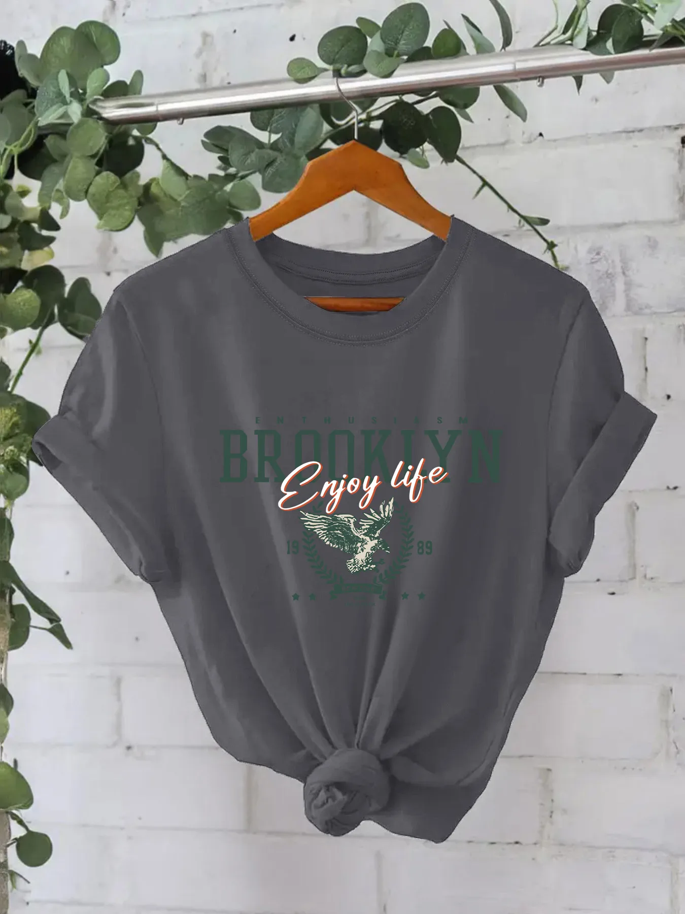 Women's T-shirt Short Sleeve T-Shirts Streetwear Letter display picture 1
