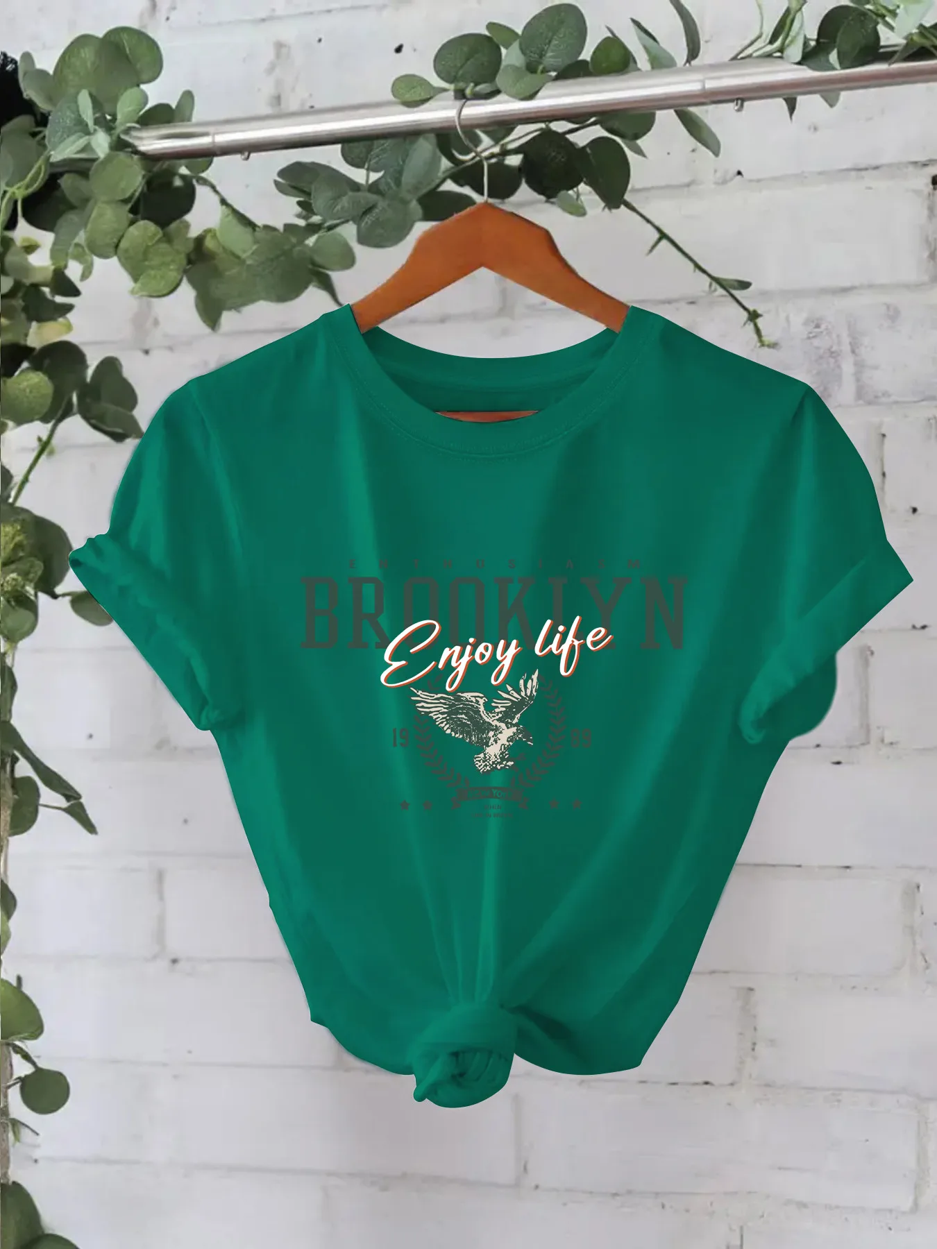 Women's T-shirt Short Sleeve T-Shirts Streetwear Letter display picture 8