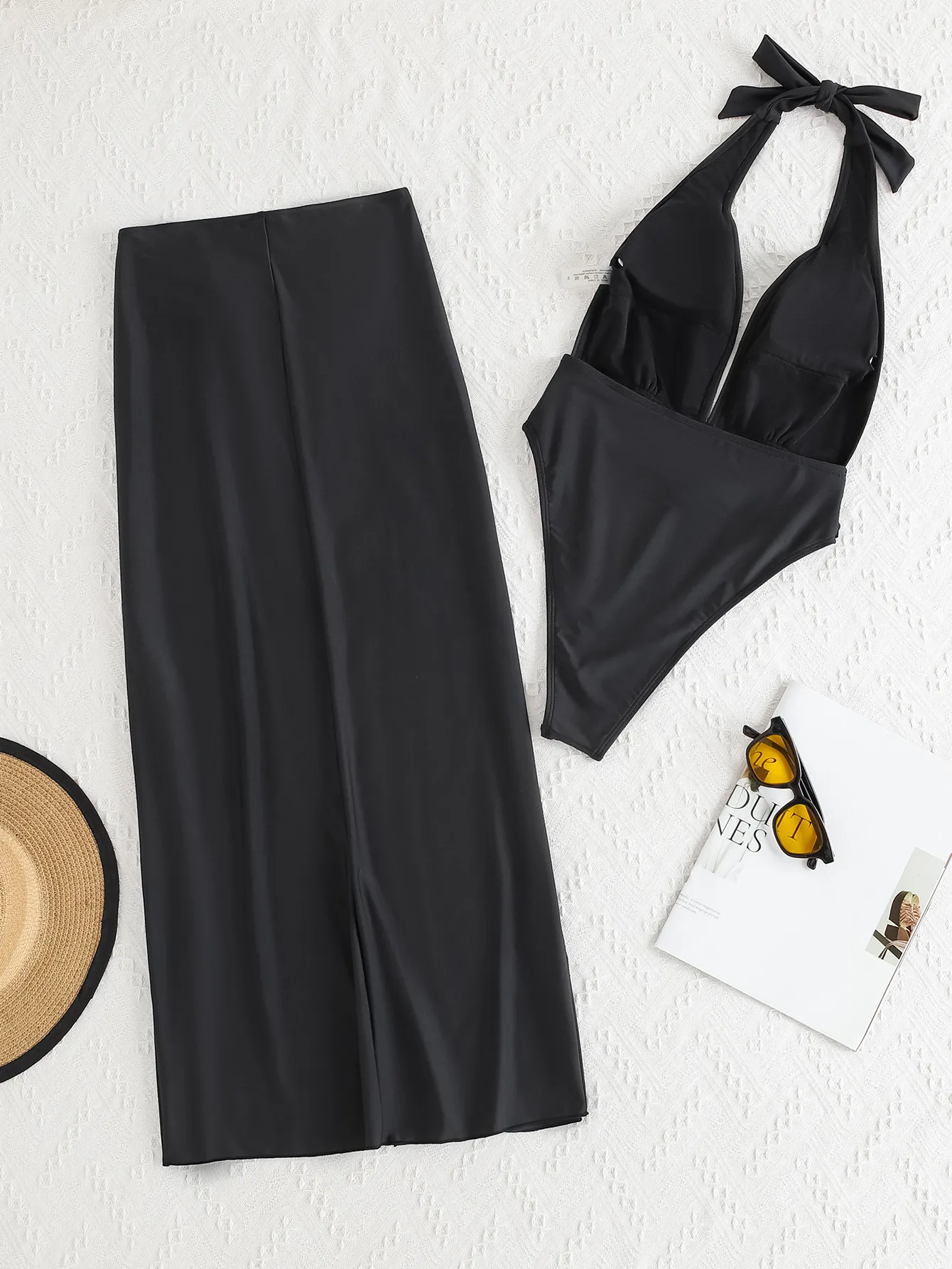 Women's Elegant Sexy Streetwear Solid Color 2 Pieces Set Swimwear display picture 6