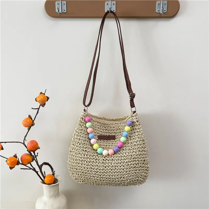 Women's Braid Color Block Vacation Square Zipper Shoulder Bag display picture 40