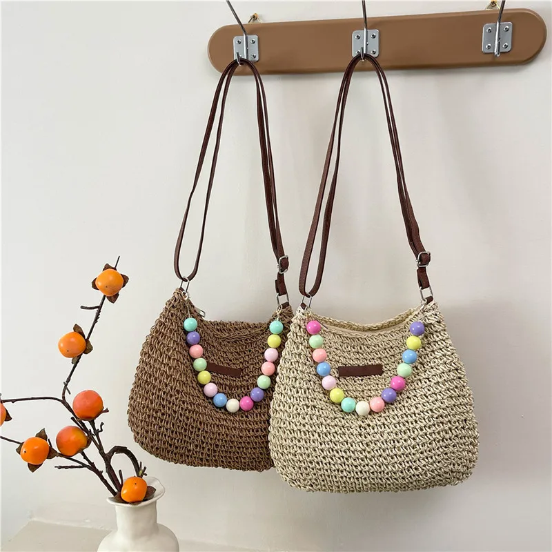 Women's Braid Color Block Vacation Square Zipper Shoulder Bag display picture 45
