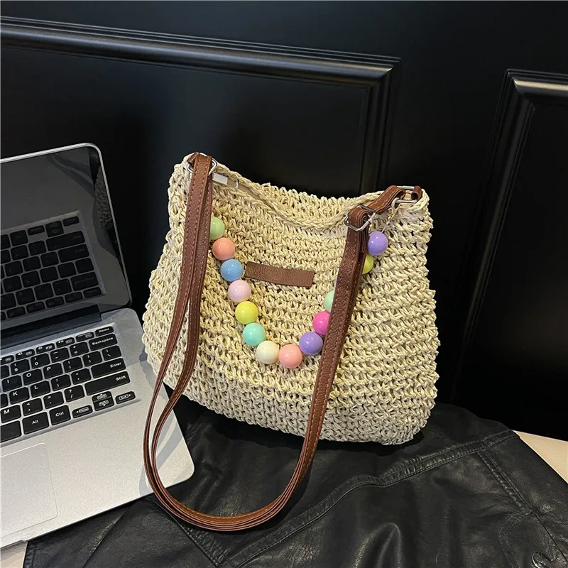 Women's Braid Color Block Vacation Square Zipper Shoulder Bag display picture 60