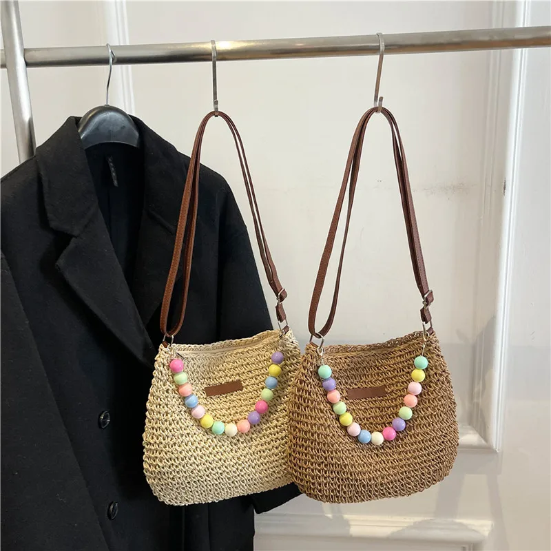 Women's Braid Color Block Vacation Square Zipper Shoulder Bag display picture 67