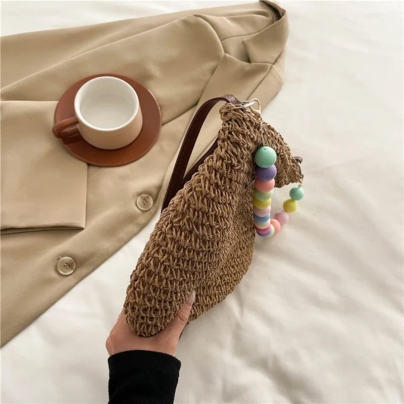 Women's Braid Color Block Vacation Square Zipper Shoulder Bag display picture 75