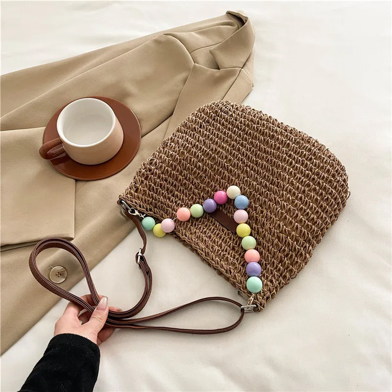 Women's Braid Color Block Vacation Square Zipper Shoulder Bag display picture 91