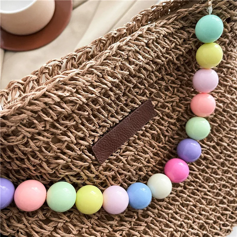 Women's Braid Color Block Vacation Square Zipper Shoulder Bag display picture 106