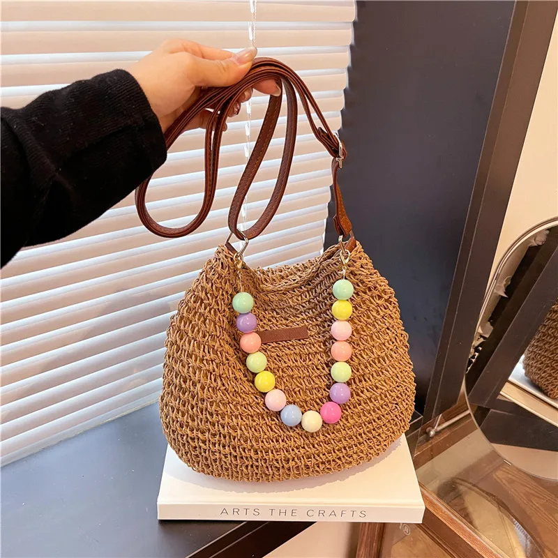 Women's Braid Color Block Vacation Square Zipper Shoulder Bag display picture 97