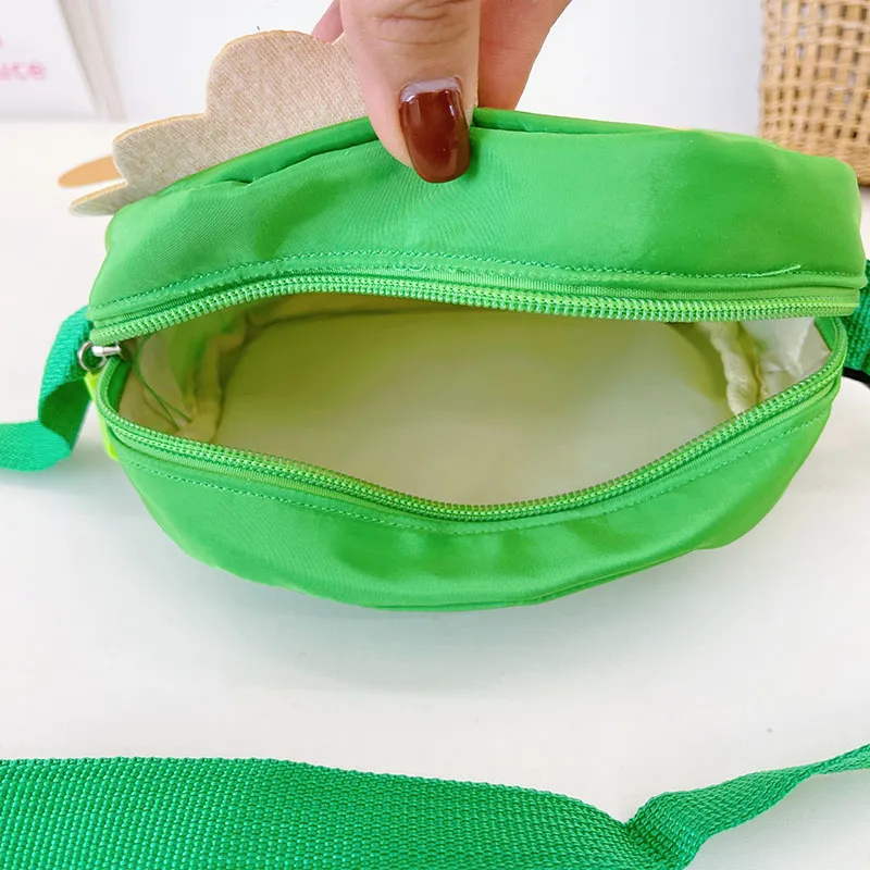 Kid'S Nylon Cartoon Dinosaur Cute Oval Zipper Crossbody Bag display picture 62
