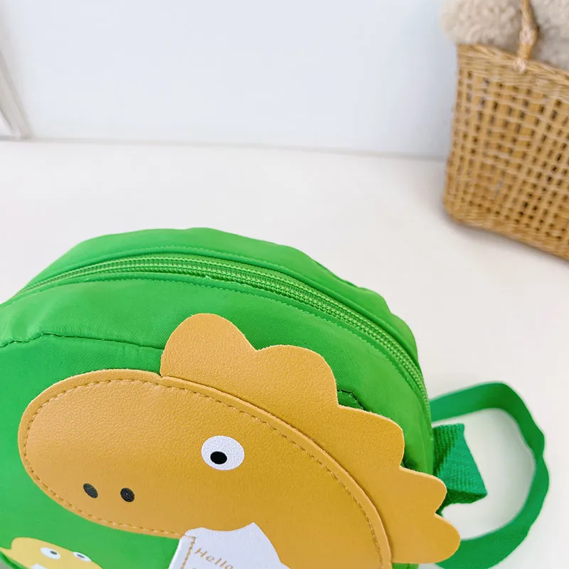 Kid'S Nylon Cartoon Dinosaur Cute Oval Zipper Crossbody Bag display picture 66