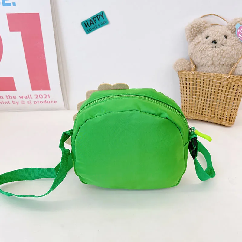 Kid'S Nylon Cartoon Dinosaur Cute Oval Zipper Crossbody Bag display picture 70