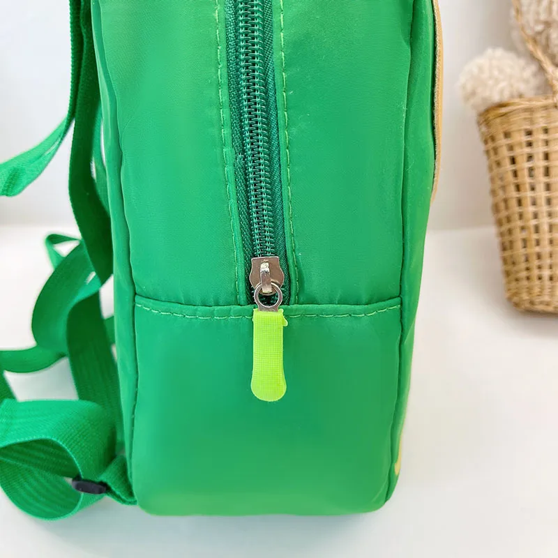 Kid'S Nylon Cartoon Dinosaur Cute Oval Zipper Functional Backpack display picture 3