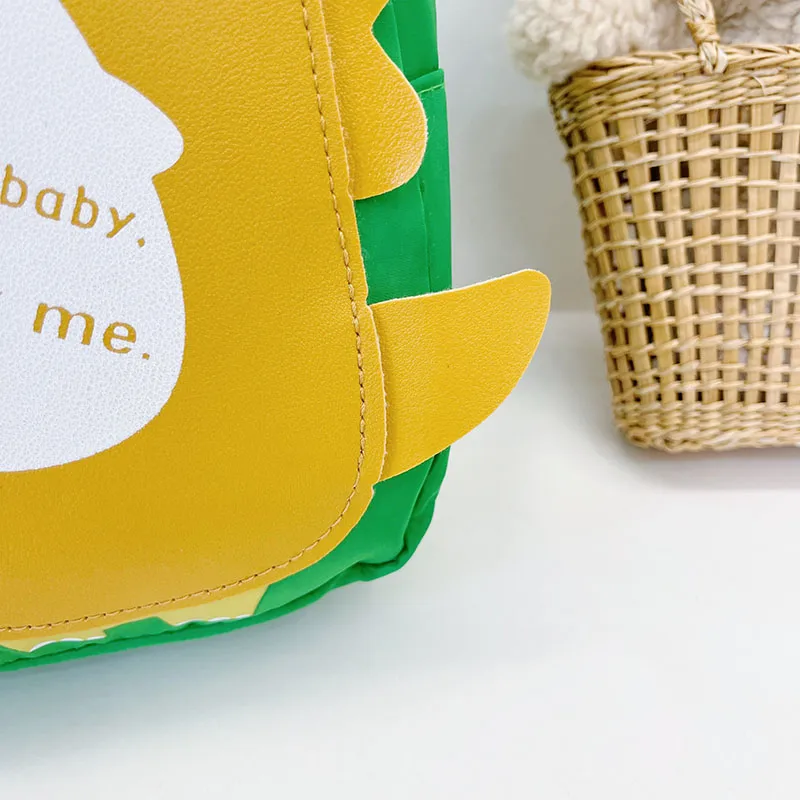 Kid'S Nylon Cartoon Dinosaur Cute Oval Zipper Functional Backpack display picture 17
