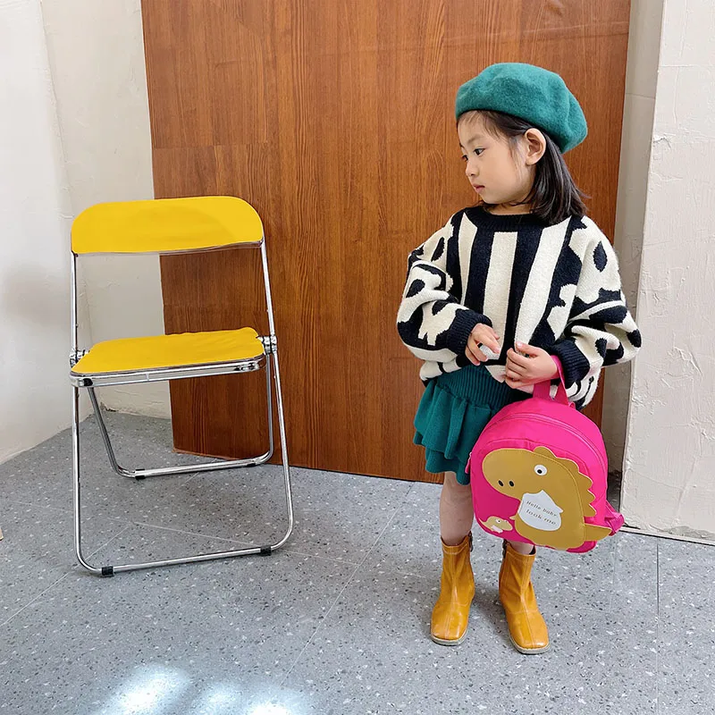 Kid'S Nylon Cartoon Dinosaur Cute Oval Zipper Functional Backpack display picture 92