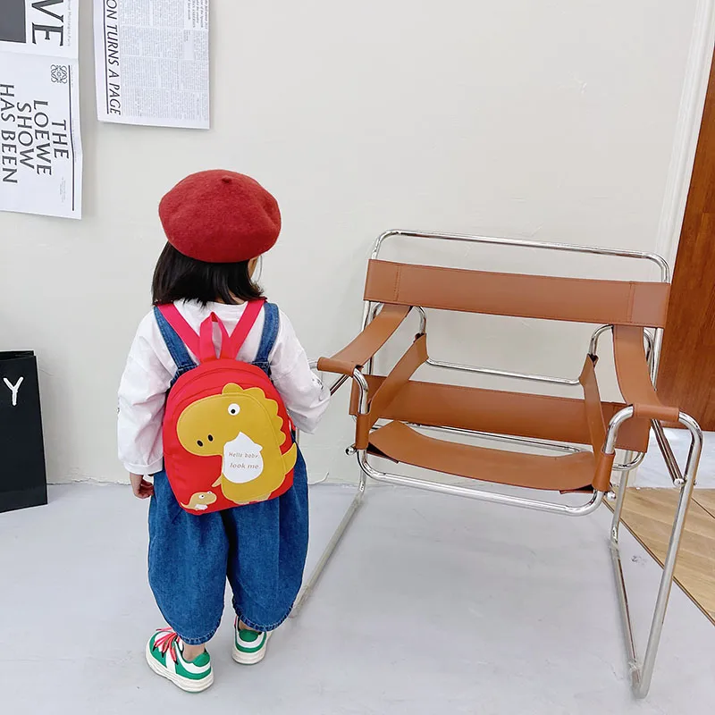 Kid'S Nylon Cartoon Dinosaur Cute Oval Zipper Functional Backpack display picture 102