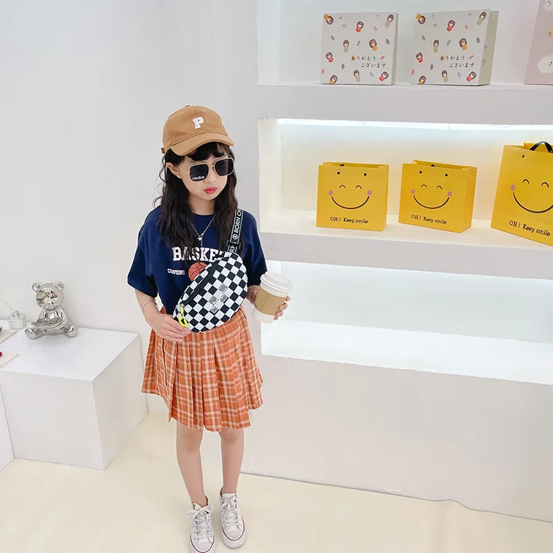Kid'S Nylon Plaid Streetwear Dumpling Shape Zipper Fanny Pack display picture 41