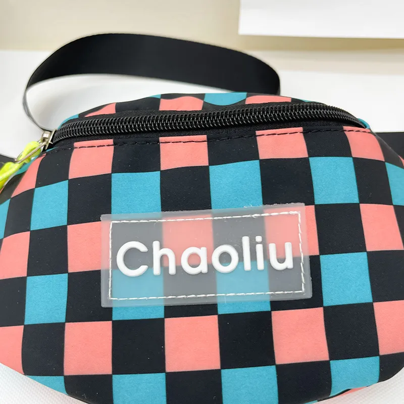 Kid'S Nylon Plaid Streetwear Dumpling Shape Zipper Fanny Pack display picture 83
