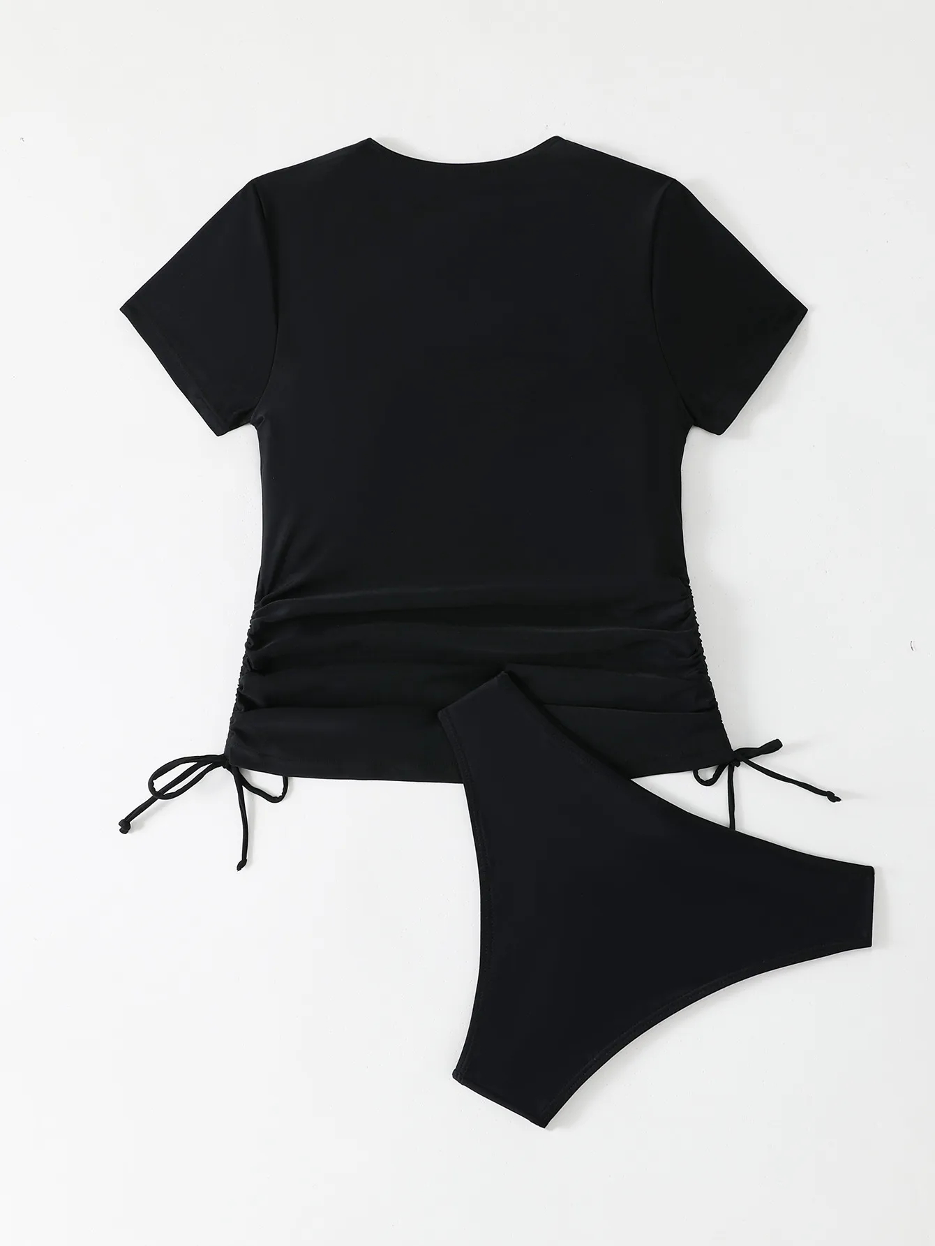Women's Solid Color 2 Pieces Set Swimwear display picture 12