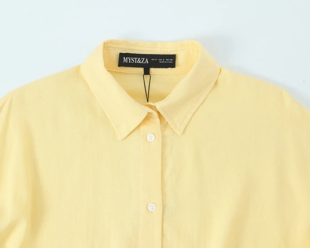 Women's Blouse Long Sleeve Blouses Elegant Solid Color display picture 7