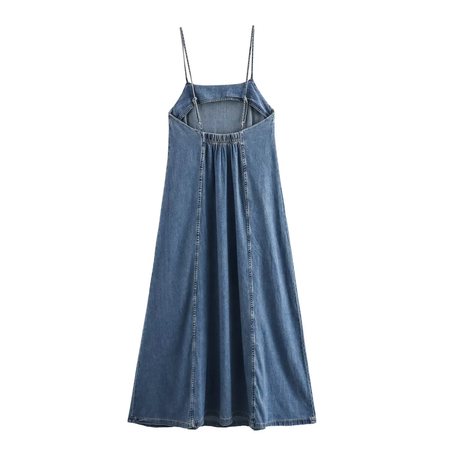 Women's Strap Dress Elegant Strap Sleeveless Solid Color Midi Dress Holiday Daily Selfie display picture 2