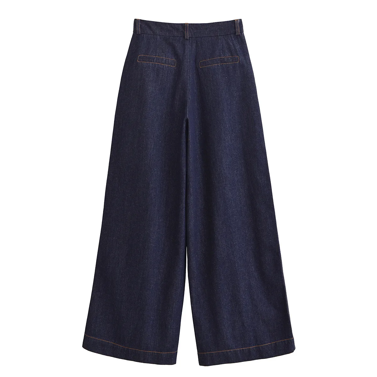 Women's Holiday Daily Casual Simple Style Streetwear Solid Color Full Length Jeans display picture 2