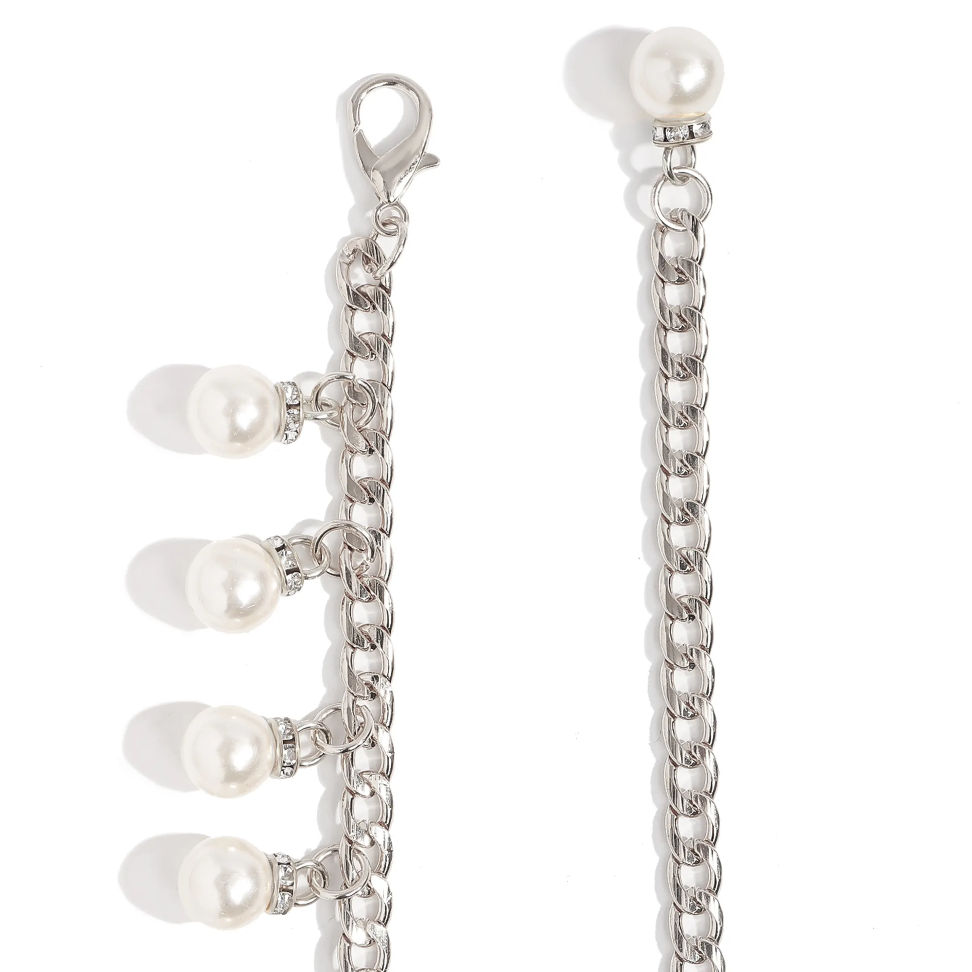 Business Vintage Style Simple Style Pearl Zinc Women's Chain Belts display picture 14