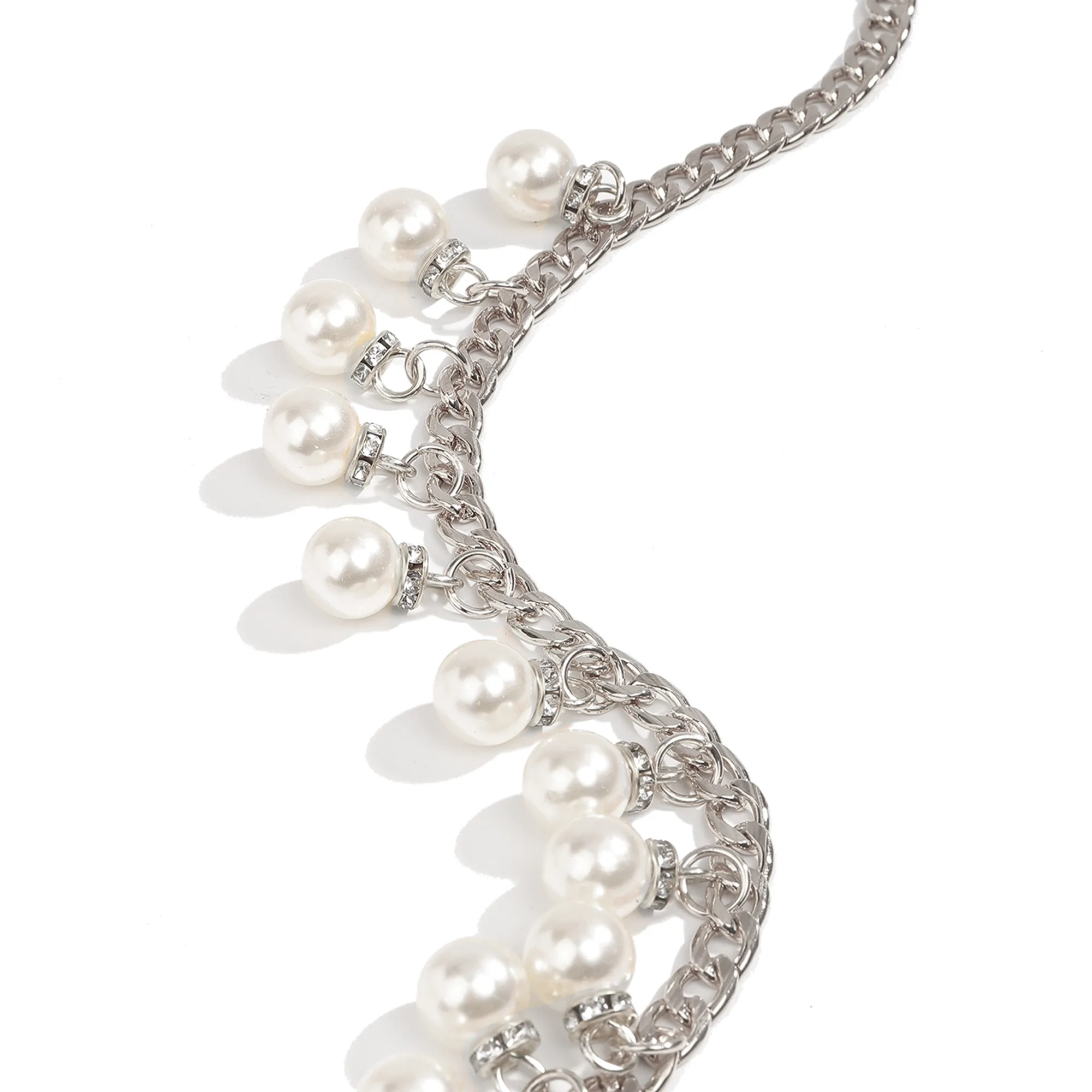 Business Vintage Style Simple Style Pearl Zinc Women's Chain Belts display picture 13