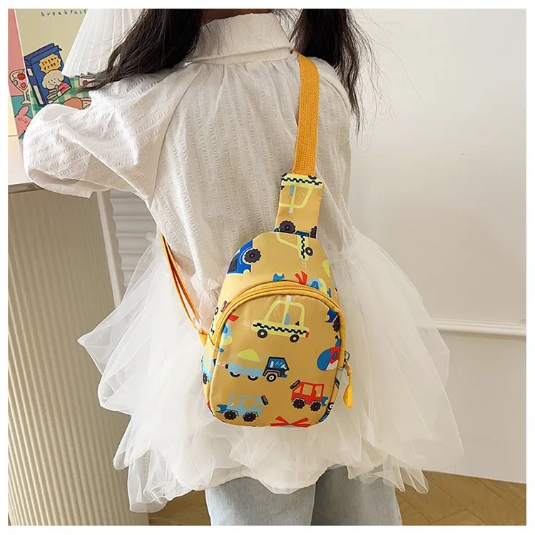 Kid'S Nylon Car Cute Streetwear Oval Zipper Fanny Pack display picture 17