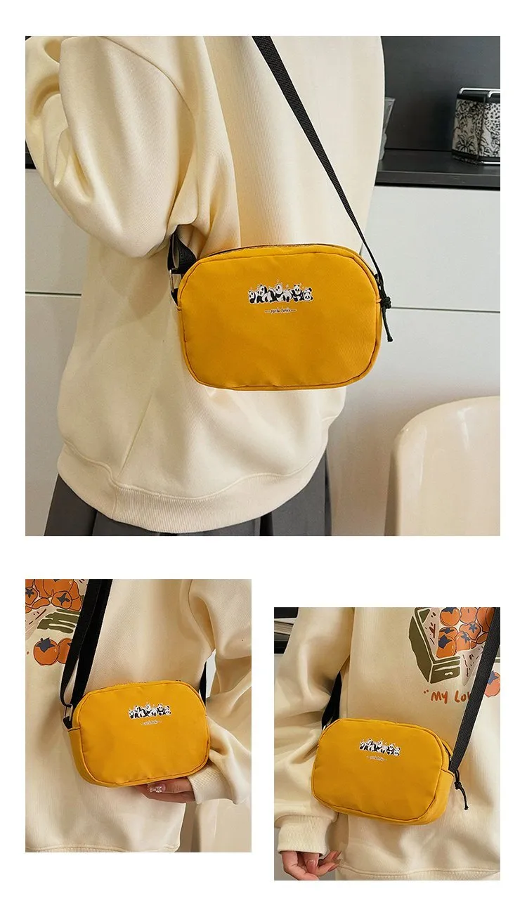 Women's Nylon Animal Streetwear Square Zipper Shoulder Bag Crossbody Bag display picture 4