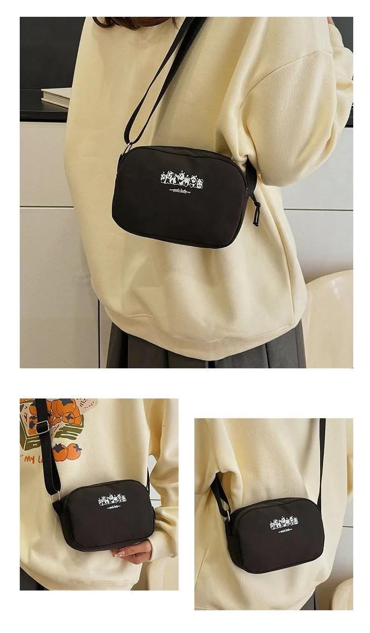 Women's Nylon Animal Streetwear Square Zipper Shoulder Bag Crossbody Bag display picture 19
