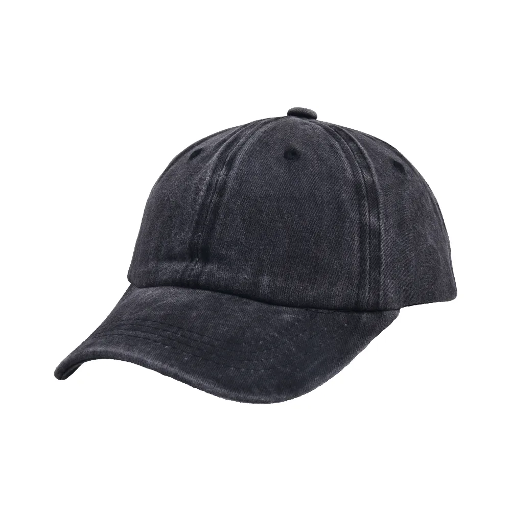 Children Unisex Casual Solid Color Washed Baseball Cap display picture 33